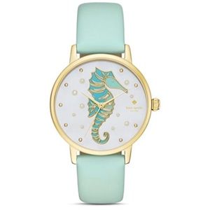 Kate spade seahorse watch aqua Tiffany blue